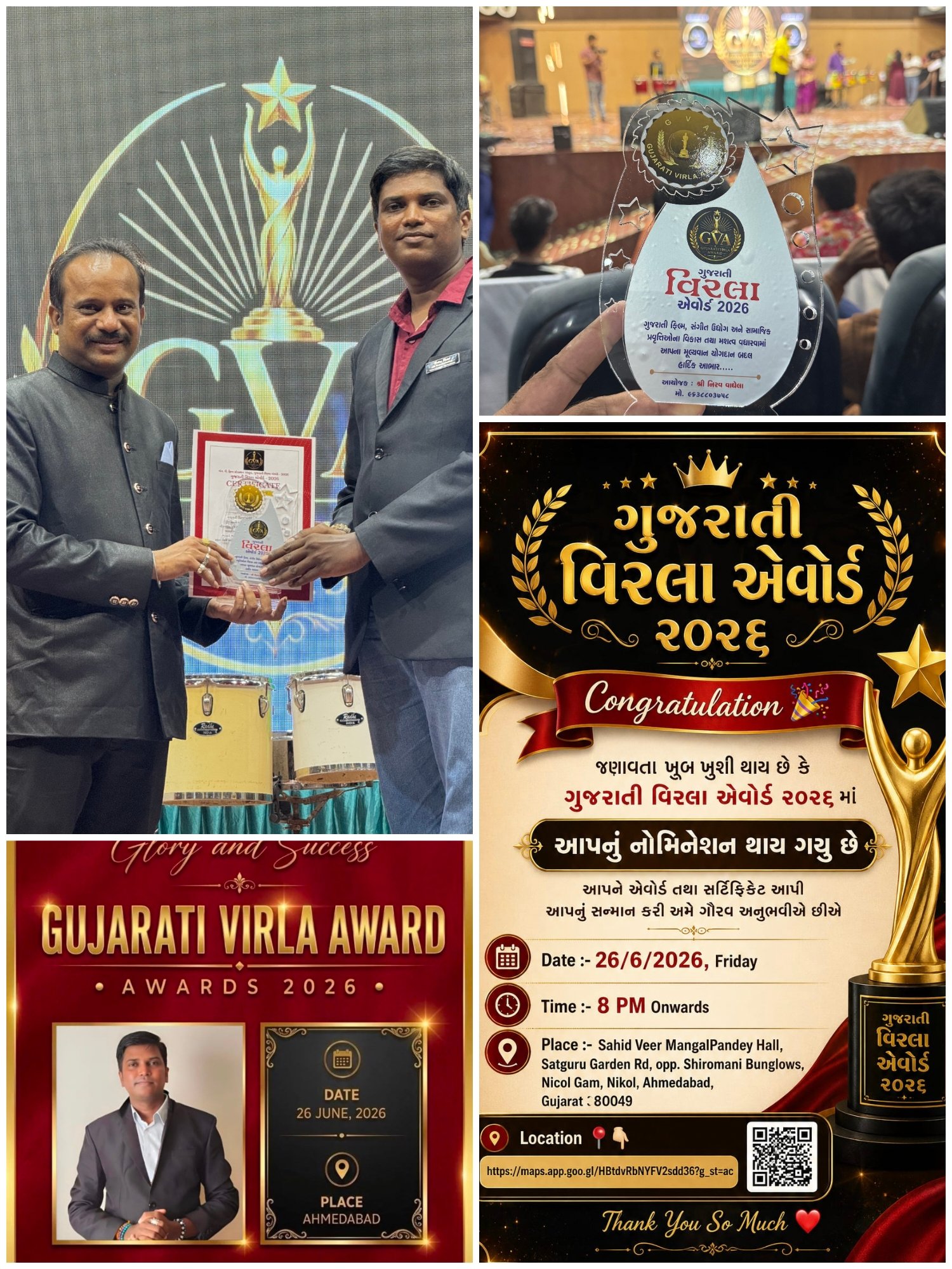 Niilay Patel Honored with Gujarati Virla Award 2026 for Excellence in Holistic Healing